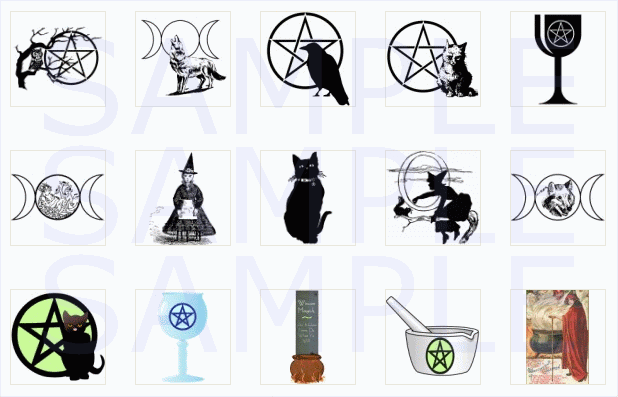 pagan wicca art samples